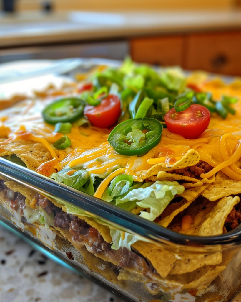 Delicious Walking Taco Casserole – Hearty Tex-Mex Family Dinner