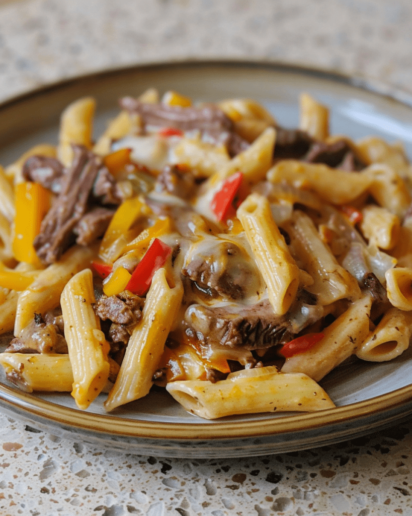 Philly Cheesesteak Pasta Recipe | Comfort Food at Its Best