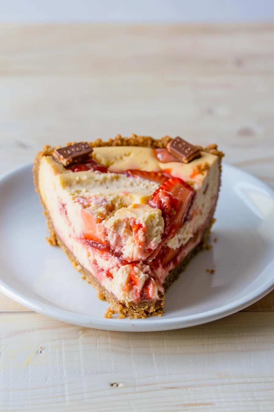 Snickers Strawberry Cheesecake – A Delicious Blend of Chocolate, Peanut Butter & Strawberry