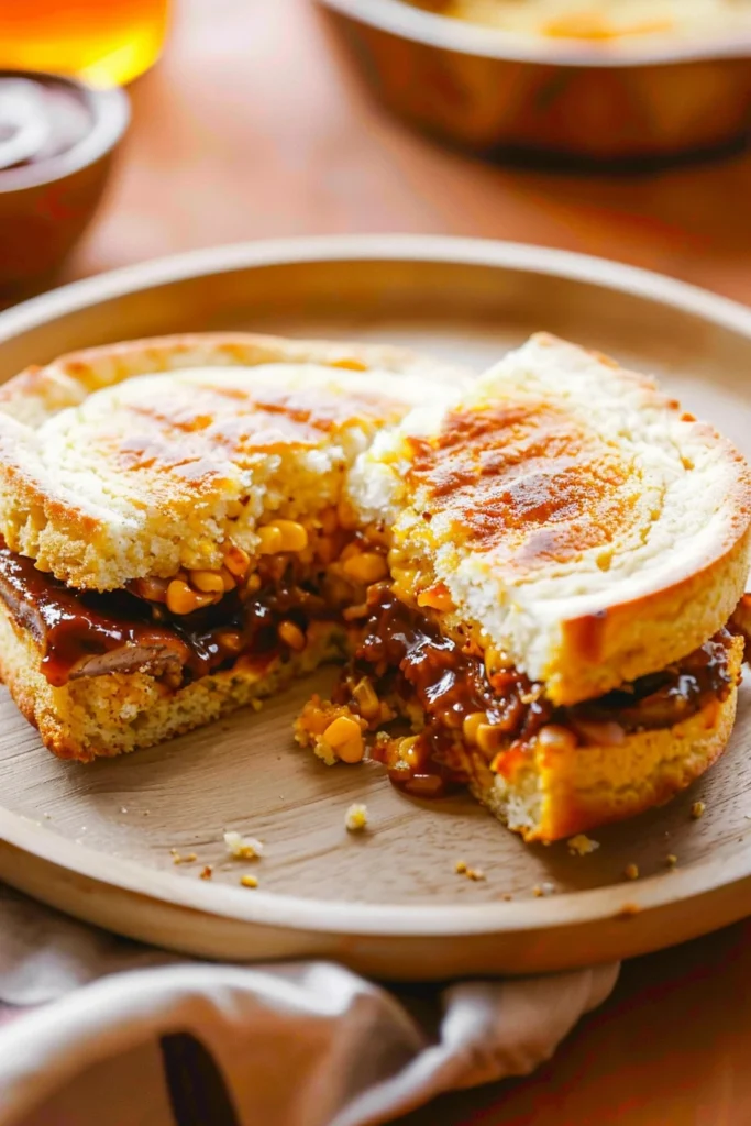 plated cornbread bbq sandwich.jpg