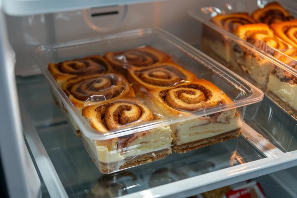 storing cinnamon roll cheesecake.jpg