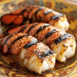 Grilled lobster tail