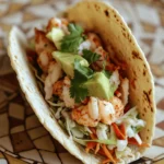 Lobster tacos served hot