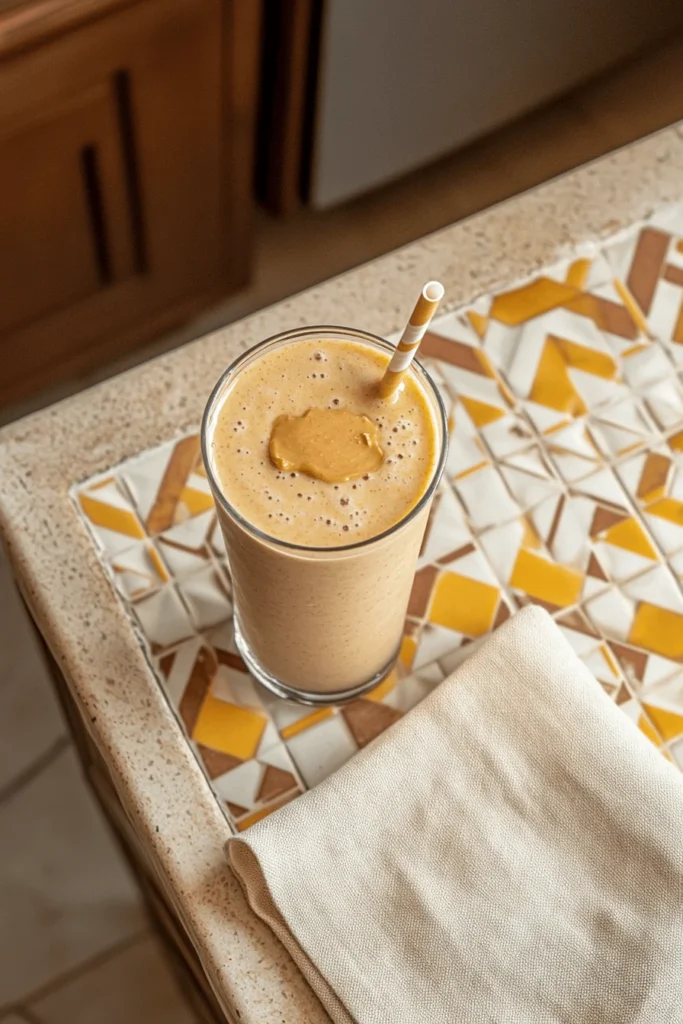 peanut butter smoothie no banana​ easy recipe 