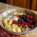 High protein breakfast bowl