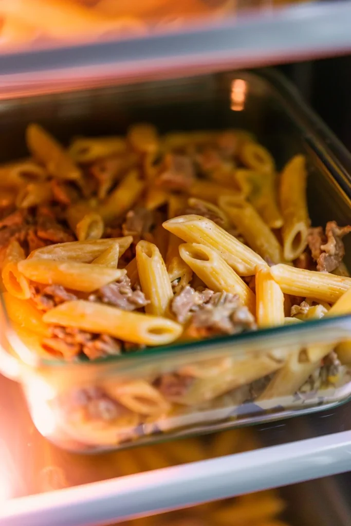 storing pasta container