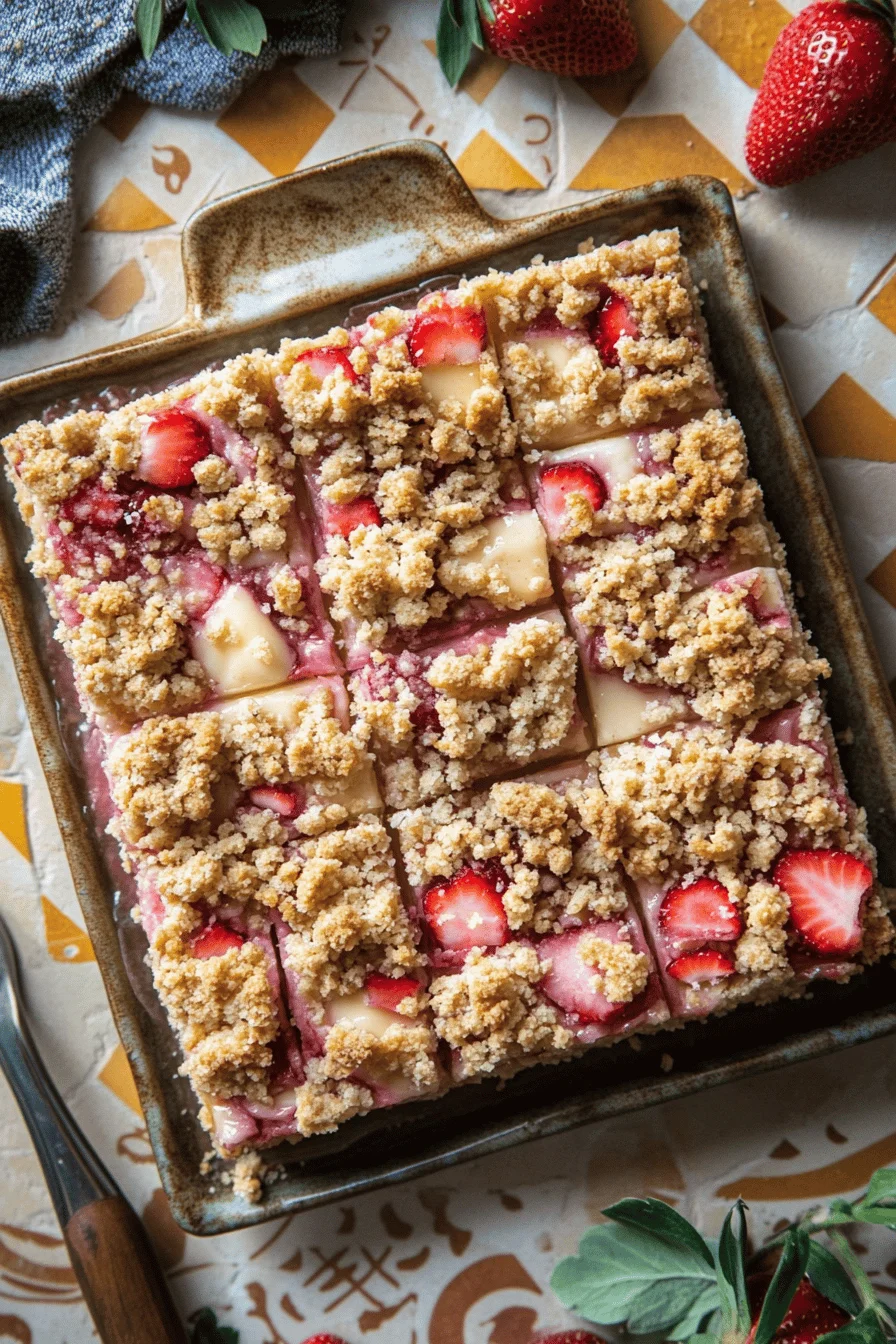 Rhubarb Dream Bar variations