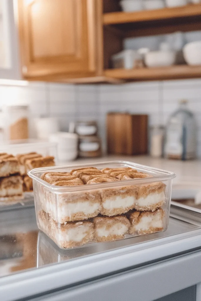 storing cinnamon roll cheesecake bars.jpg